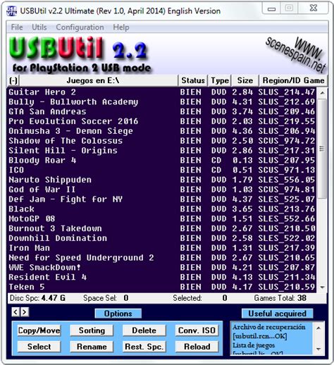 usbutil 2.2 ps2 download english.